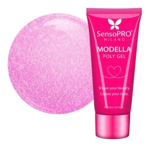 Polygel MODELLA SensoPRO Milano - Glamberry Spark, 15ml