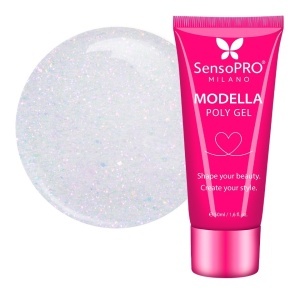 Polygel MODELLA SensoPRO Milano - Lavender Frost, 50ml