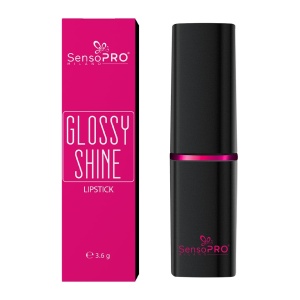 Ruj sidefat Glossy Shine SensoPRO Milano - Crystal Blush - Img 2