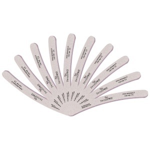 Set 10 Pile Unghii SensoPRO Milano, Banana granulatia 120/180