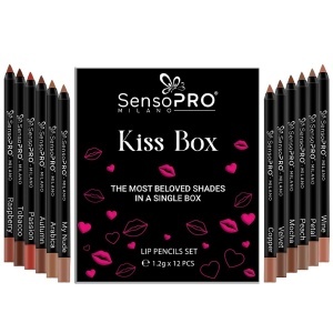 Set 12 Creioane de Buze Kiss Box SensoPRO Milano - Img 4