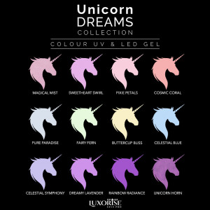 Set 12 Geluri UV Colorate LUXORISE, Unicorn Dreams - Img 6