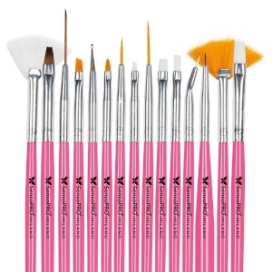 Set 15 Pensule Manichiura SensoPRO Milano, Soft Pink