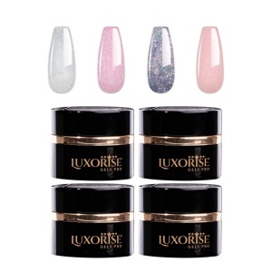 Set 4 Gel Constructie RevoFlex LUXORISE, Wonder Nails 01