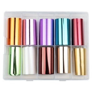 Set Folii Transfer LUXORISE #46 Holo Rainbow, Set 10 buc - Img 2