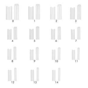 Tipsuri Reutilizabile REVOMAX Two-Piece System Square LUXORISE pentru Polygel si Gel - Img 3