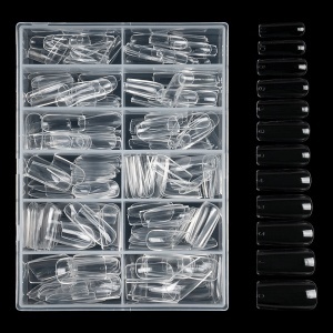Tipsuri Unghii Dizolvabile Soak Off - Square Full Nail, 240 buc - Img 3
