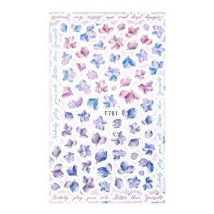 Abtibilduri Unghii SensoPRO Milano Soft Flowers, model F781 - Img 2
