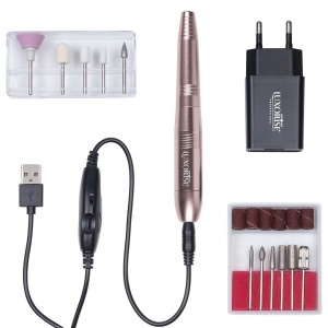 Freza Unghii cu Capat USB Titanium Travel - LUXORISE, Gold - Img 4
