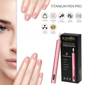 Freza Unghii Portabila TITANIUM PEN PRO - LUXORISE, Roz - Img 7