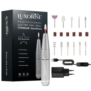 Freza Unghii Portabila Titanium StarShine - LUXORISE, Silver - Img 4