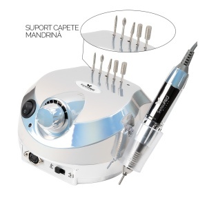Freza Unghii Profesionala Elite Nails 30.000 RPM - SensoPRO Milano, Platinum Silver - Img 4