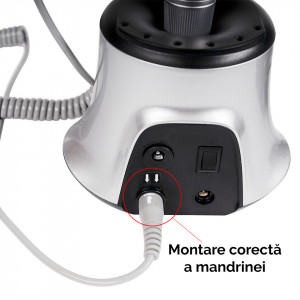Freza unghii profesionala iFORCE PRO - LUXORISE , 30.000 RPM, Silver - Img 2
