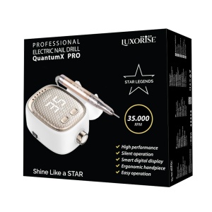 Freza Unghii QuantumX PRO 35.000RPM - LUXORISE, Gold - Img 4