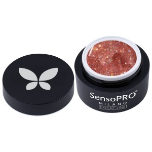 Gel Constructie Unghii Expert Line Petal Glow SensoPRO Milano - Wild Rose, 15ml - Img 2