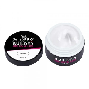 Gel Constructie Unghii SensoPRO Milano - White 15ml - Img 3