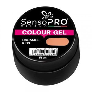 Gel UV Colorat Caramel Kiss 5ml, SensoPRO Milano - Img 3