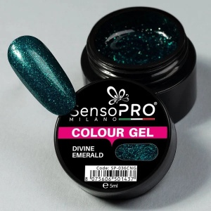 Gel UV Colorat Divine Emerald 5ml, SensoPRO Milano - Img 4