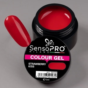 Gel UV Colorat Strawberry Kiss 5ml, SensoPRO Milano - Img 4