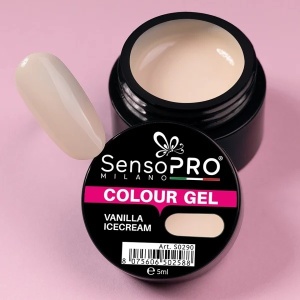 Gel UV Colorat Vanilla Icecream 5ml, SensoPRO Milano - Img 4