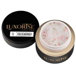Gel UV Constructie Unghii RevoFlex Floral LUXORISE 15ml, Cherry Confetti - Img 3