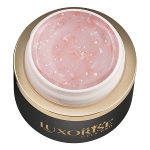 Gel UV Constructie Unghii RevoFlex Glitz LUXORISE 15ml, Peach Dust - Img 3