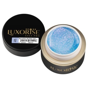 Gel UV Constructie Unghii RevoFlex LUXORISE 15ml, Azure Mirage - Img 2