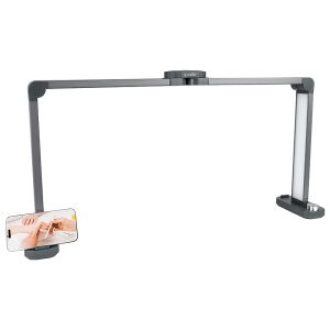 Lampa LED Profesionala Manichiura / Cosmetica LUXORISE StellarFrame PRO, Titanium Silver - Img 6