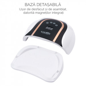 Lampa UV LED pentru doua maini 140W INFINITY PRO - LUXORISE, White - Img 6