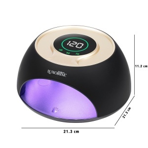 Lampa UV LED Unghii 120W RevoStage PRO - LUXORISE, Black - Img 4