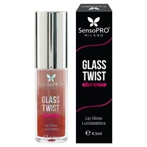 Luciu de buze Glass Twist Chrome SensoPRO Milano, Bronze Glow - Img 2