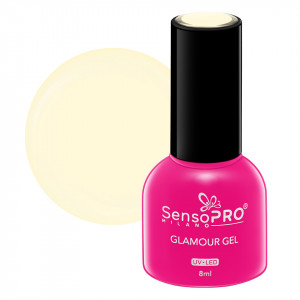 Oja Semipermanenta Glamour Gel SensoPRO Milano - #09 Vanilla Scent, 8ml