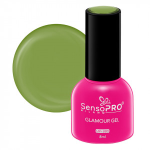 Oja Semipermanenta Glamour Gel SensoPRO Milano - #102 Bohemian Green, 8ml