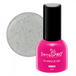 Oja Semipermanenta Glamour Gel SensoPRO Milano - #112 Holo Drops, 8ml
