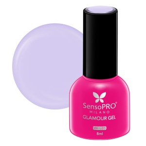 Oja Semipermanenta Glamour Gel SensoPRO Milano - #44 Lovely Lavender, 8ml