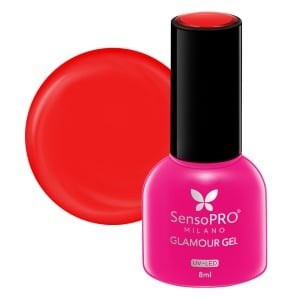 Oja Semipermanenta Glamour Gel SensoPRO Milano - #54 Cranberry Gin, 8ml