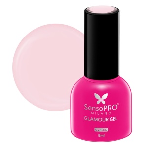 Oja Semipermanenta Glamour Gel SensoPRO Milano - #85 Cyber Nude, 8ml