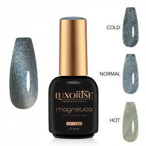 Oja Semipermanenta LUXORISE MAGNETICA - ThermoCharm, Charming Grace 10ml - Img 2