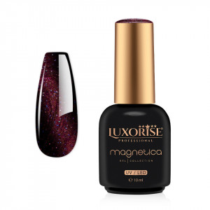 Oja Semipermanenta MAGNETICA LUXORISE - Star Dust, Nova Red 10ml