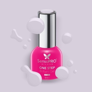 Oja Semipermanenta One Step Brilliant Gel SensoPRO Milano - #24 Orchid Dream, 8ml - Img 2