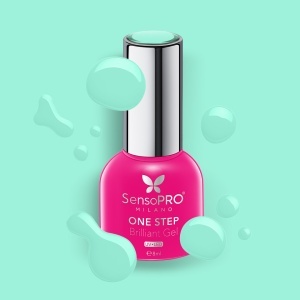 Oja Semipermanenta One Step Brilliant Gel SensoPRO Milano - #53 Oasis Pleasure, 8ml - Img 2
