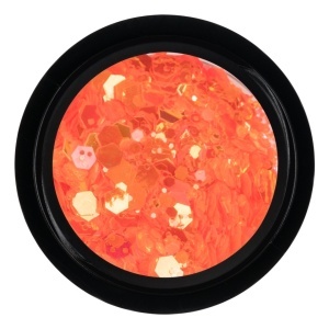 Paiete Unghii Neon Fluorescent LUXORISE, Hot Orange - Img 5