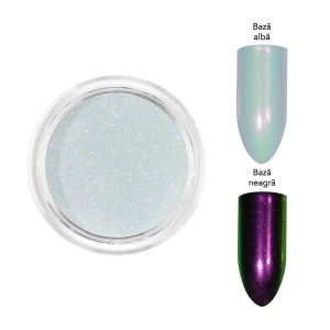 Pigment Unghii Glass Glaze LUXORISE - Coral Iris
