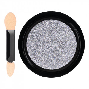 Pigment Unghii LUXORISE Mirror Powder, Silver