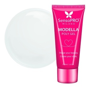 Polygel MODELLA SensoPRO Milano - Milky White, 50ml