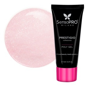 Polygel PRESTIGIO SensoPRO Milano - Pearl Glow, 15ml