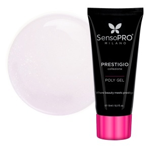 Polygel PRESTIGIO SensoPRO Milano - Rose Flirt, 15ml