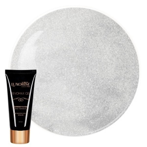 Polygel REVOMAX GEL LUXORISE Melted Silver, 15ml