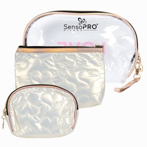 Portfard Cosmetice SensoPRO Milano - Travel Elite, set 3 buc - Img 2