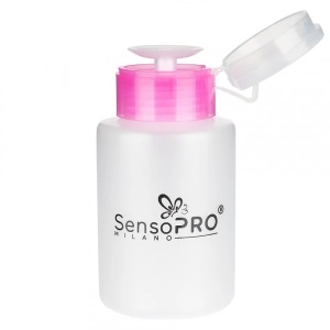 Recipient cu Pompita pentru Lichide Adjuvante Unghii SensoPRO Milano, 150 ml